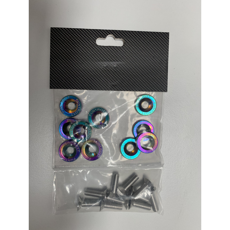 Kit Visserie M5 X 20 mm + Rondelles Funtrott (10 pièces)