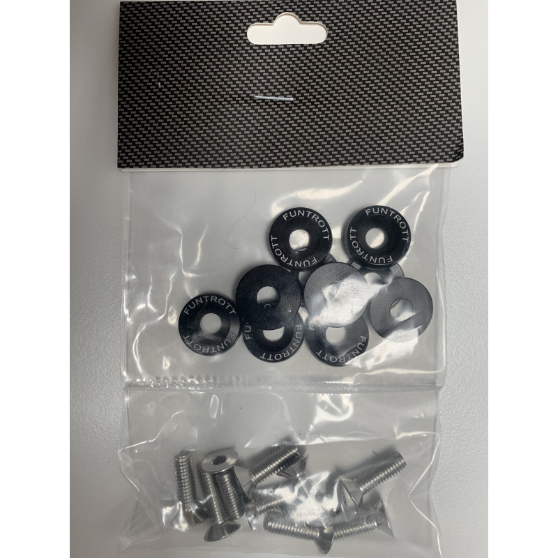 Kit Visserie M5 X 20 mm + Rondelles Funtrott (10 pièces)