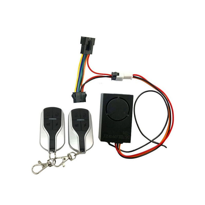 Alarme Coupe Circuit pour Trottinette Electrique +  2 Télécommandes