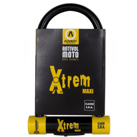 Antivol U AUVRAY Xtrem Medium Certifié SRA 110x230 D.18