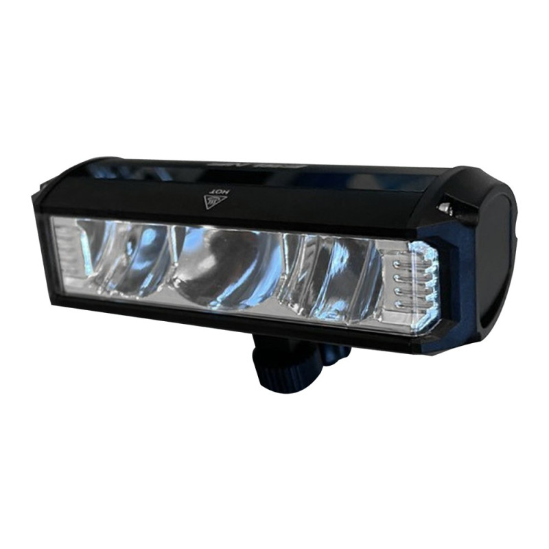 Phare de voiture LED ultra-mince, 2 pièces, puissance d'ampoule unique 55W,  12V, 6000 lumens