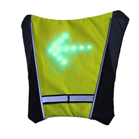 gilet jaune velo clignotant