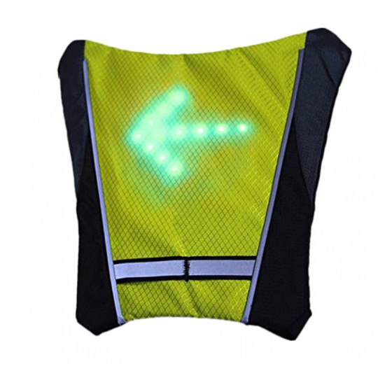 Gilet jaune LED clignotant