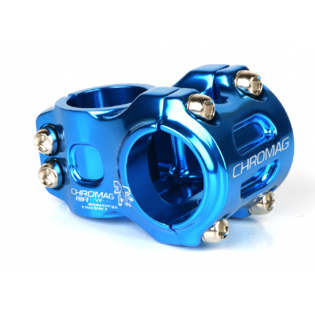 POTENCES HIFI V2 40mm bleu diam.31.8mm clamp freeride/dh stem