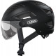 Casque Abus hyban 2.0 ACE Noir avec visière + led arrière Casque Abus hyban 2.0 ACE Noir avec visière + led arrière