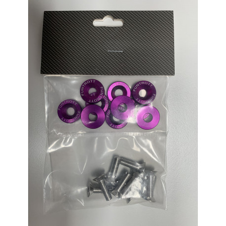 Kit Visserie M6 X 20 mm + Rondelles Funtrott (10 pièces)